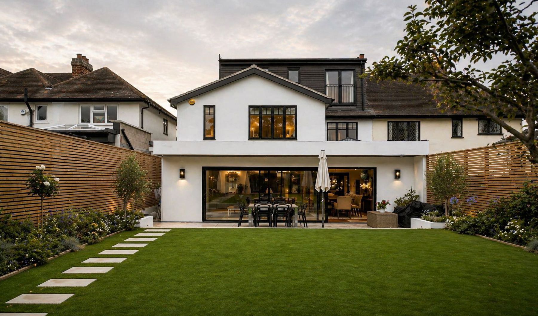 Complete home transformation with a wrap-around extension and loft conversion in Chigwell